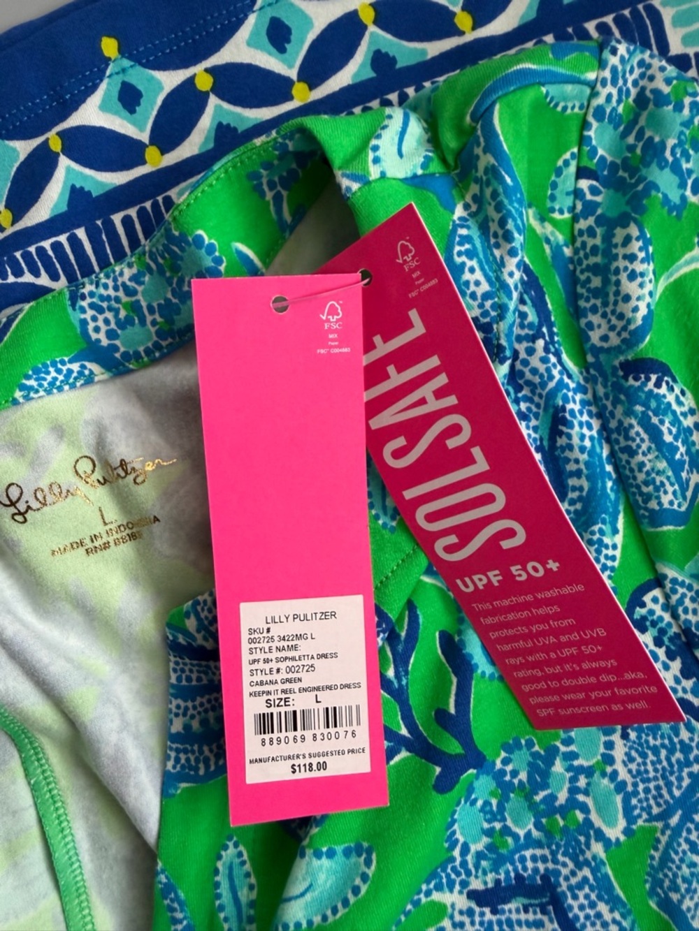 Lilly Pulitzer Bundle 2 Shift Dresses Size L NWT + EUC $118 Retail - Picture 2 of 10